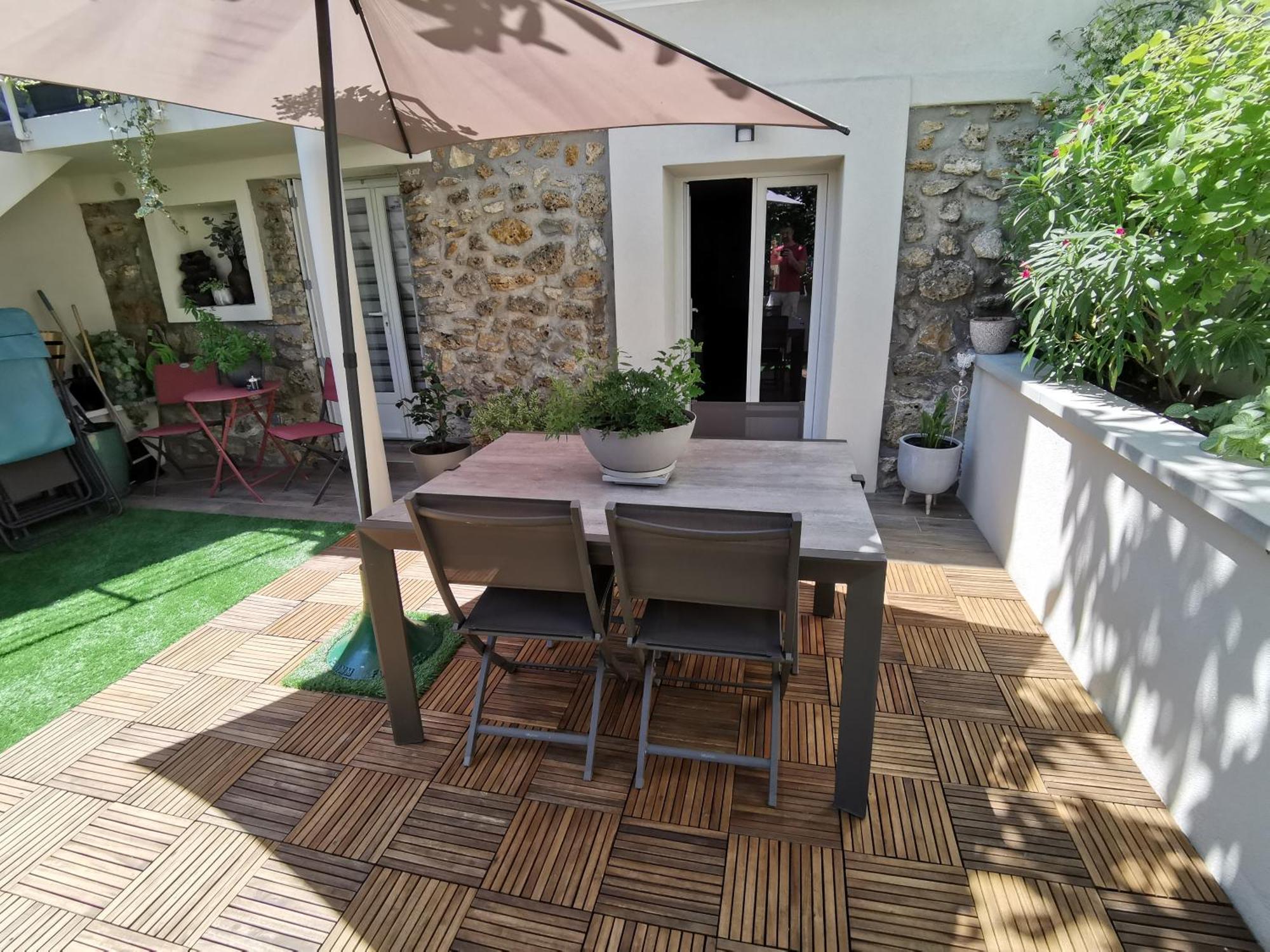Agreable Logis Au Calme Avec Jardin Entre Paris Et Eurodisney Rosny-sous-Bois Luaran gambar